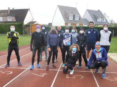 quelle joie de retrouver les triathlètes ce jour avec la distanciation sanitaire réglementaire